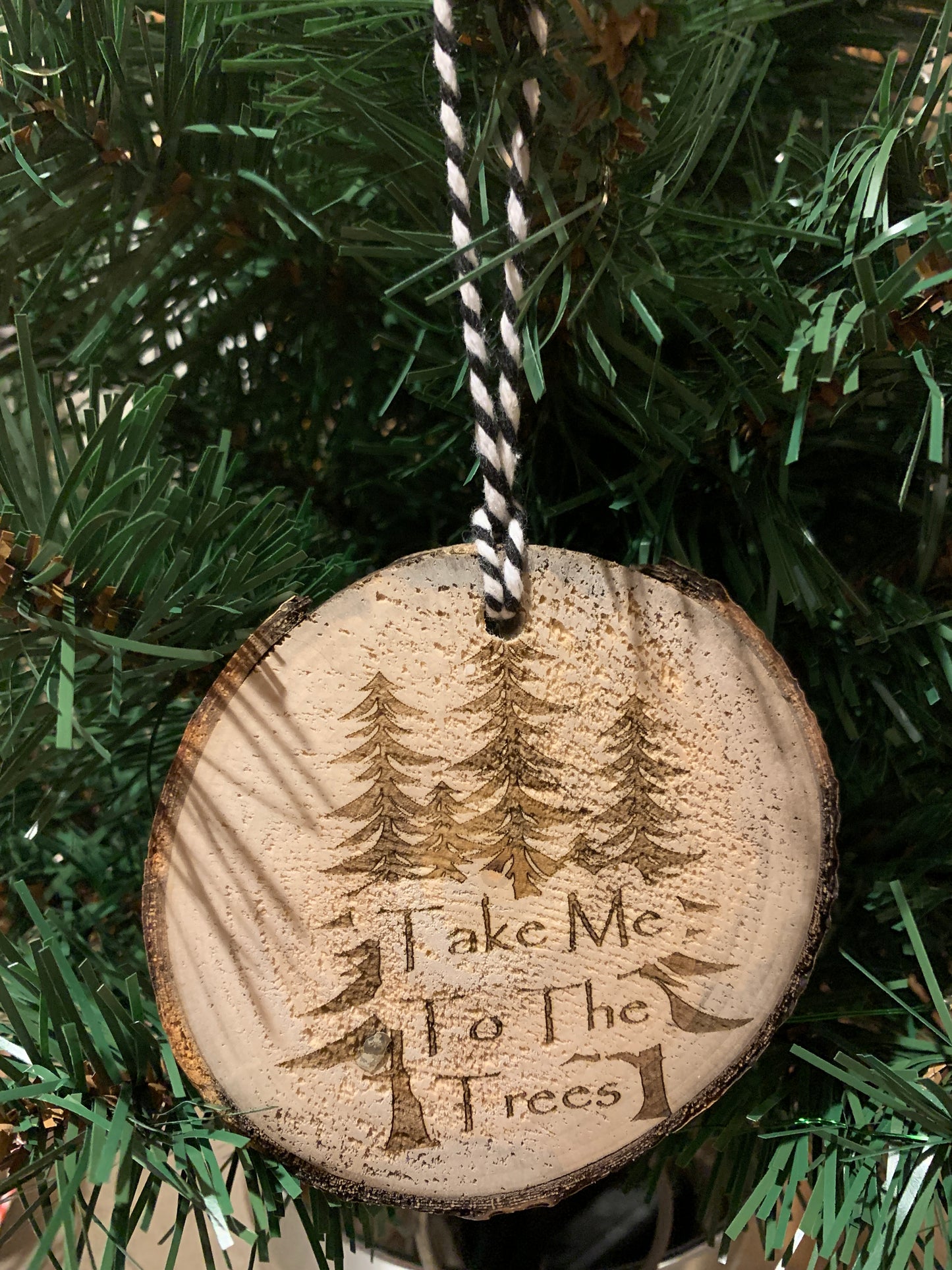 Aspen Log Ornament