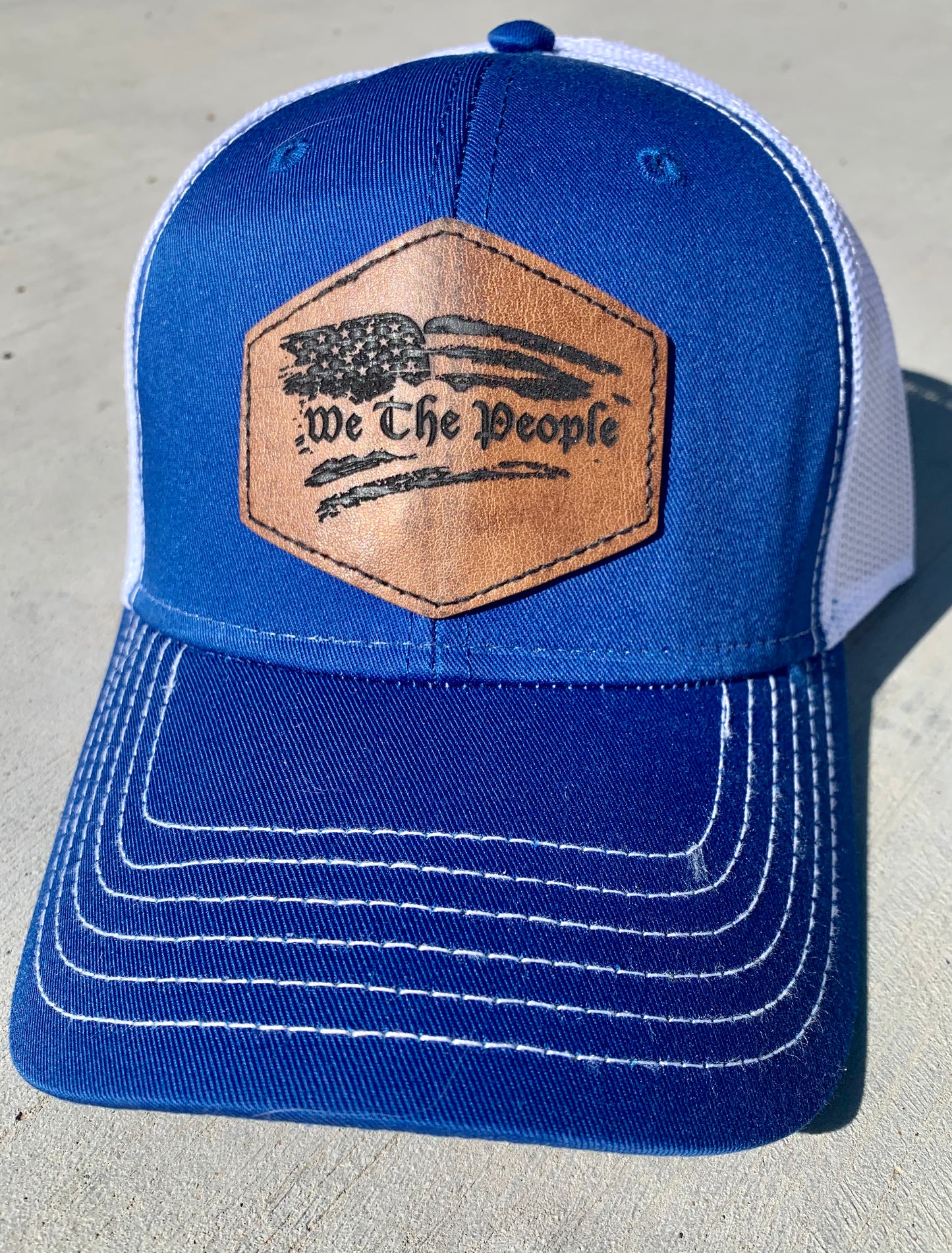 Adult 5 Panel "We The People" Trucker Hat