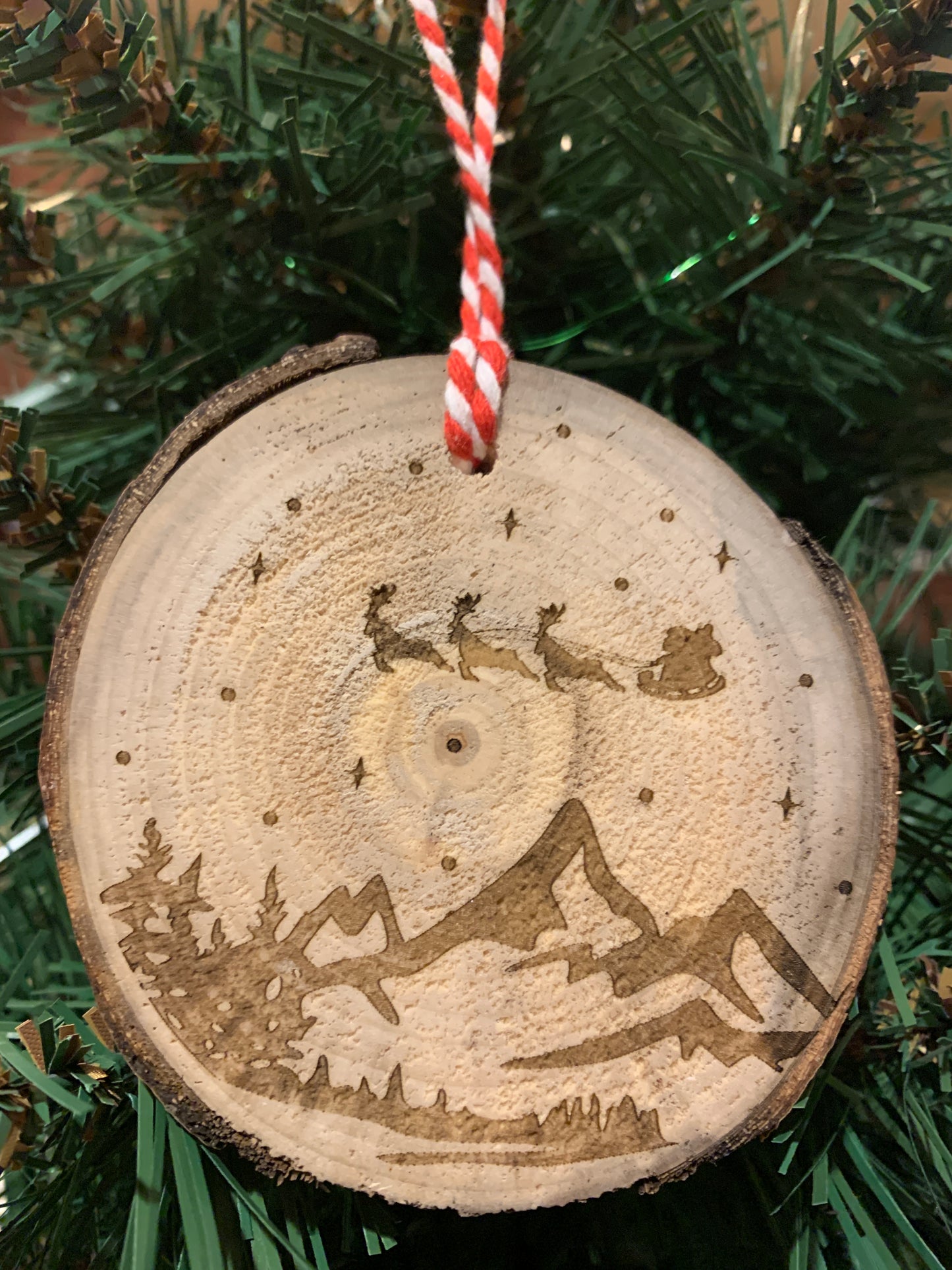 Aspen Log Ornament