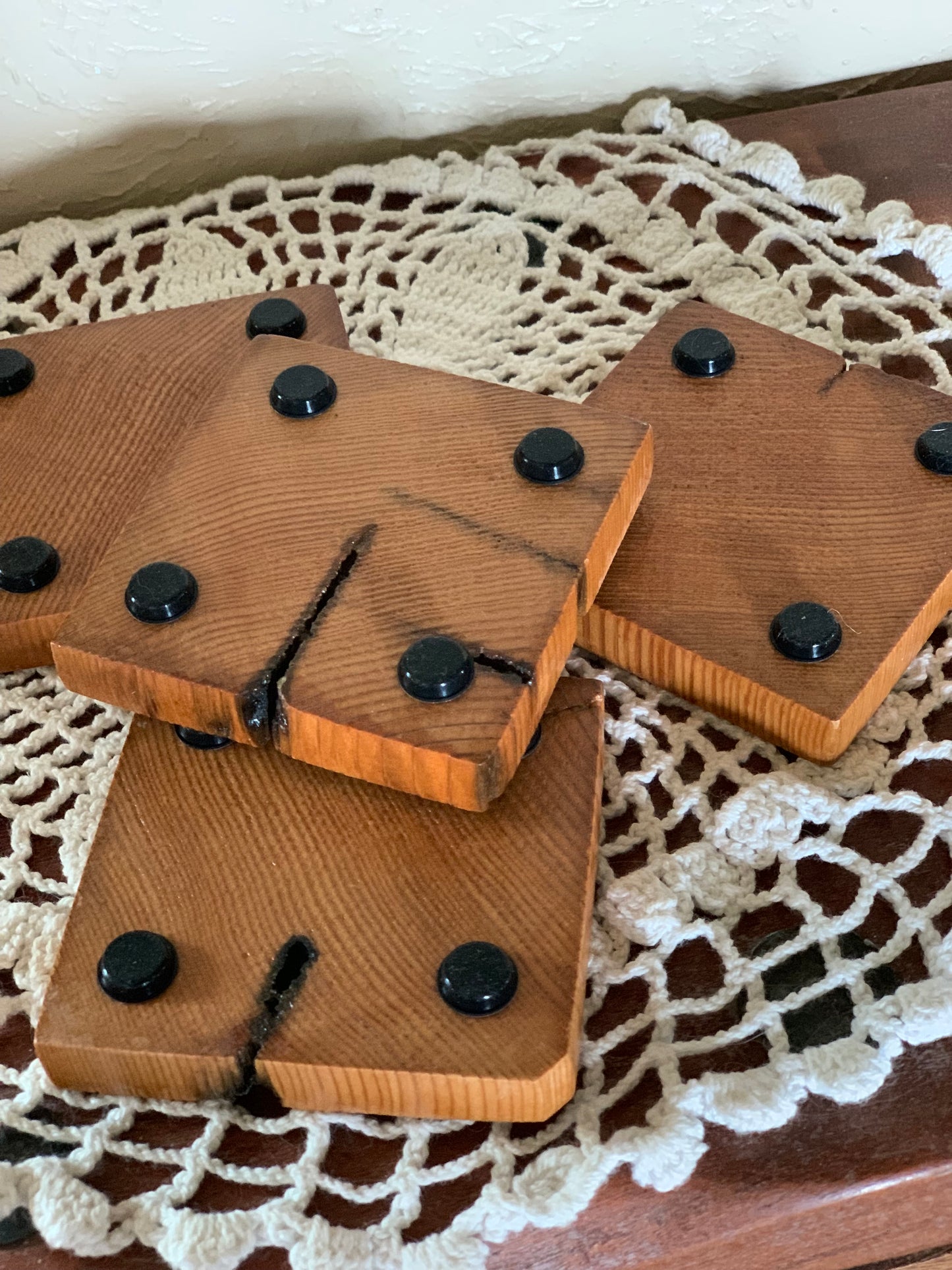 80 + Year Old Reclaimed Cedar Barn Wood Coasters