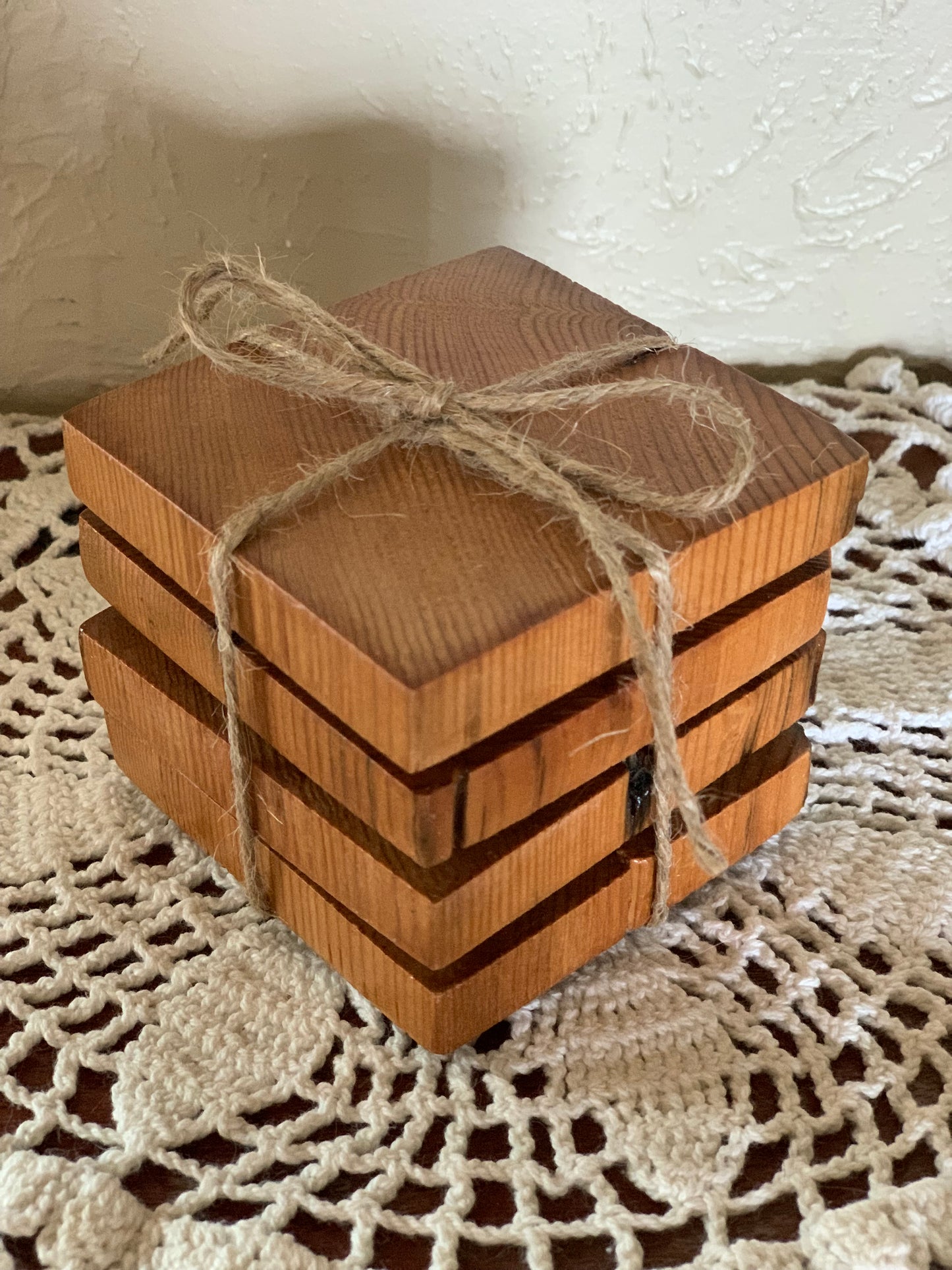 80 + Year Old Reclaimed Cedar Barn Wood Coasters