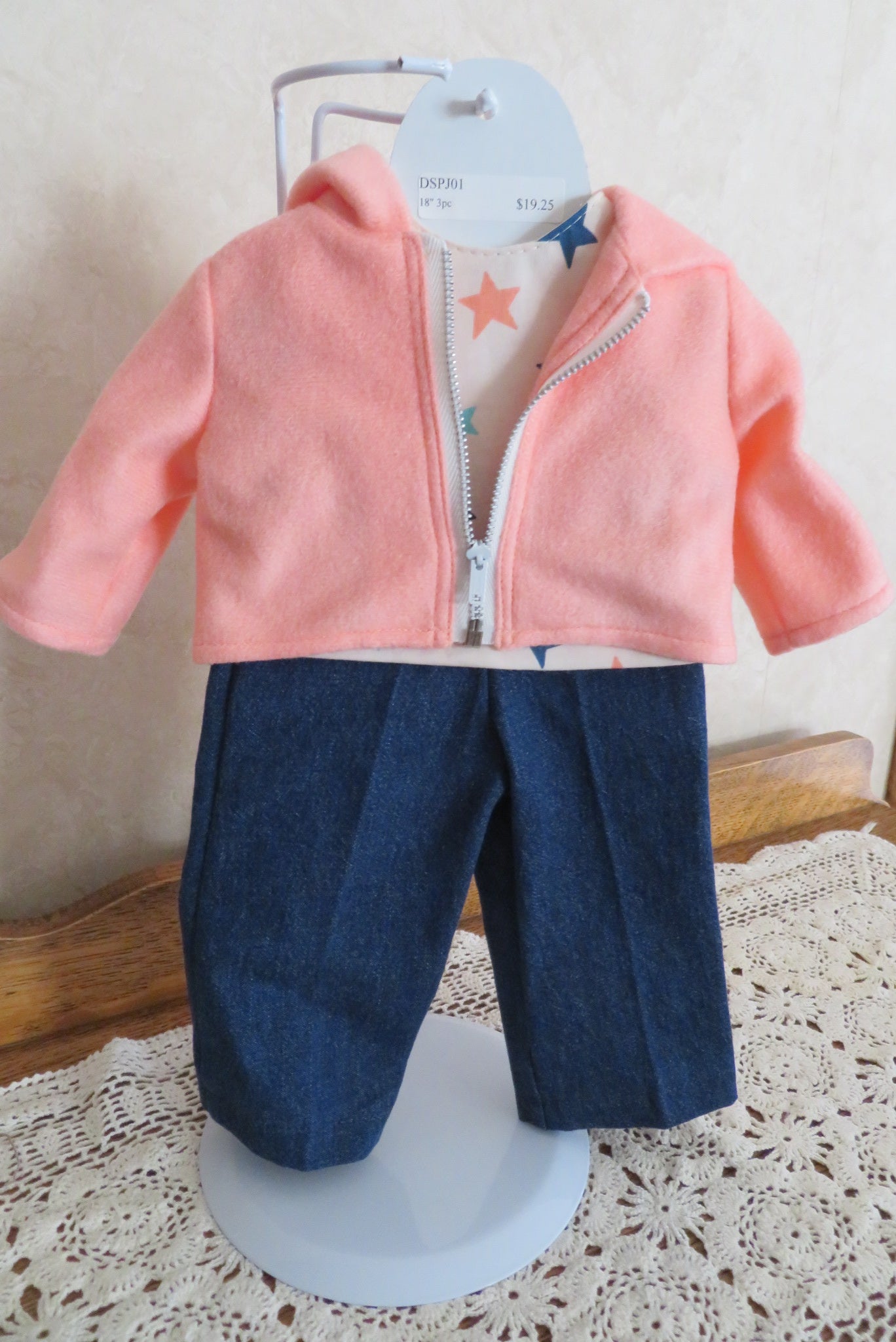 18" Doll Shirt/Pants/Jacket