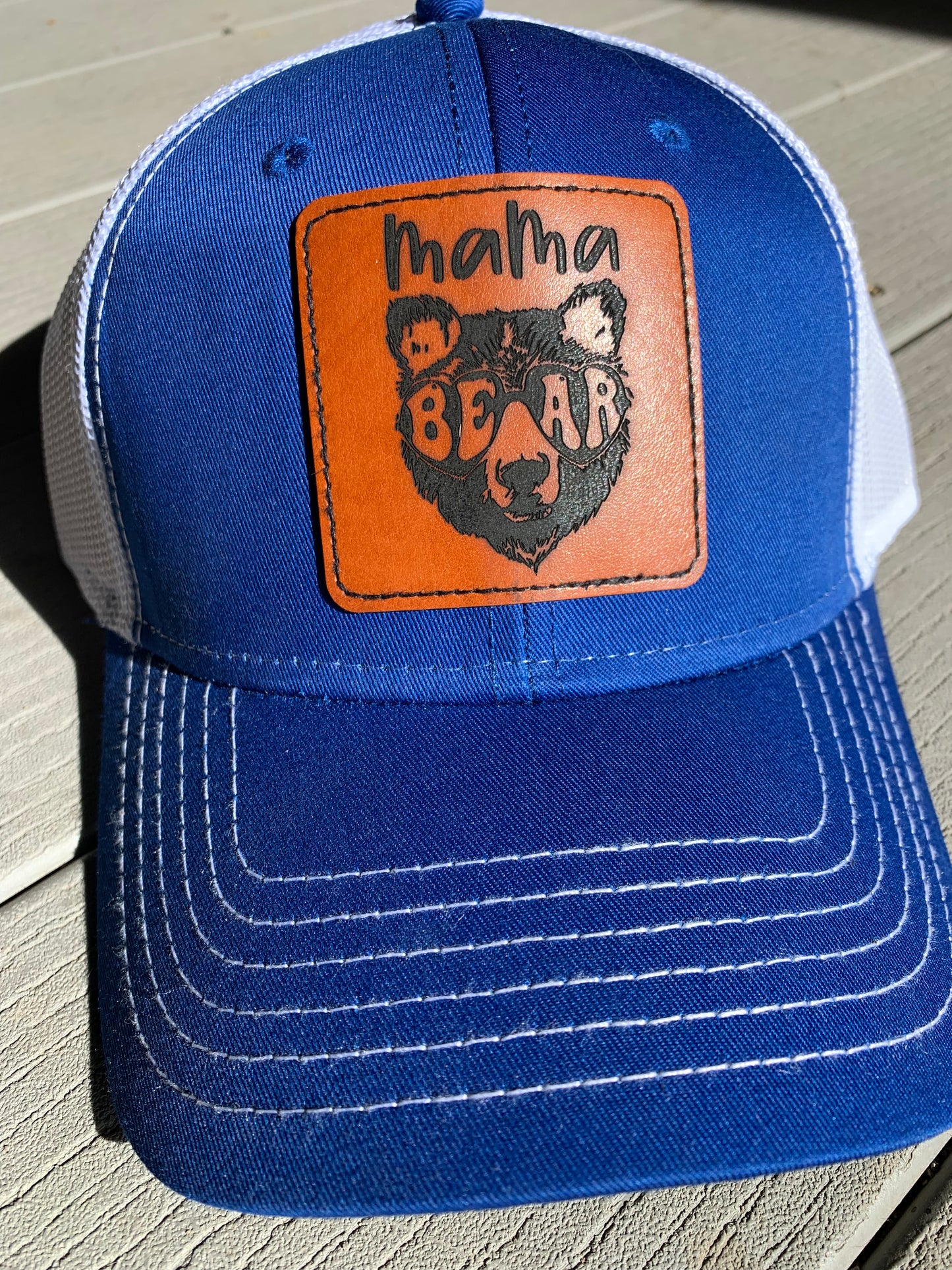 Adult 5 Panel "Mama Bear" Hat