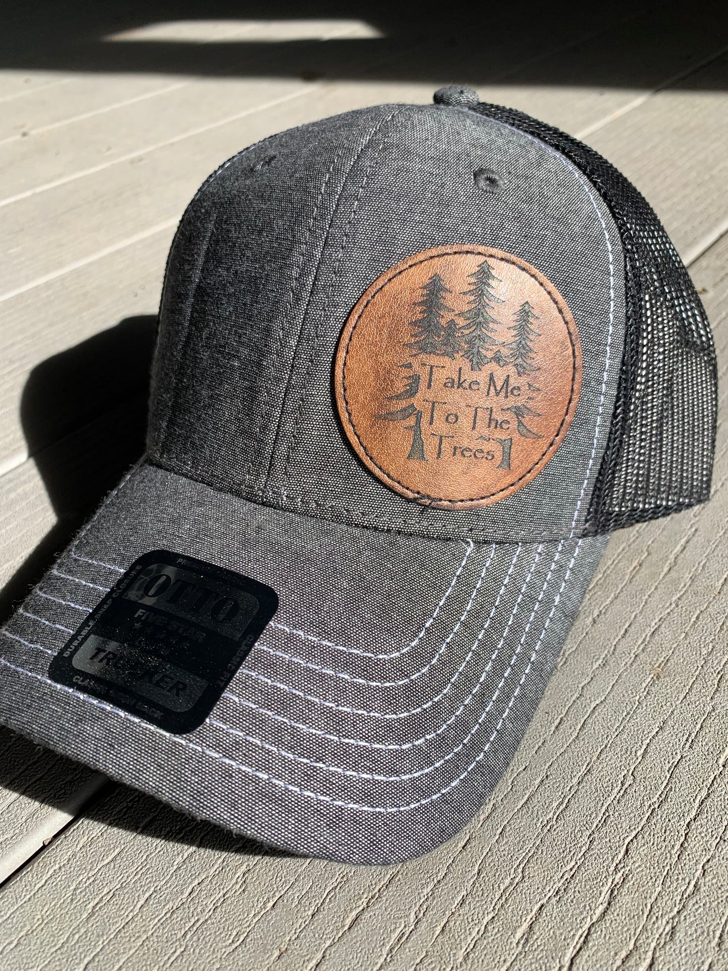 Adult 5 Panel "Take Me To The Trees" hat