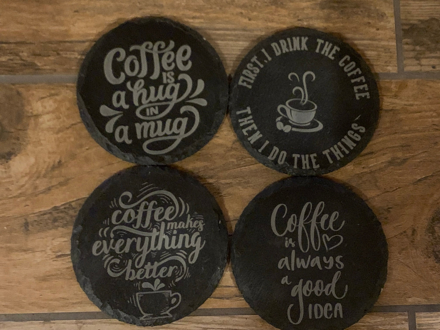 Slate Coffee Coasters