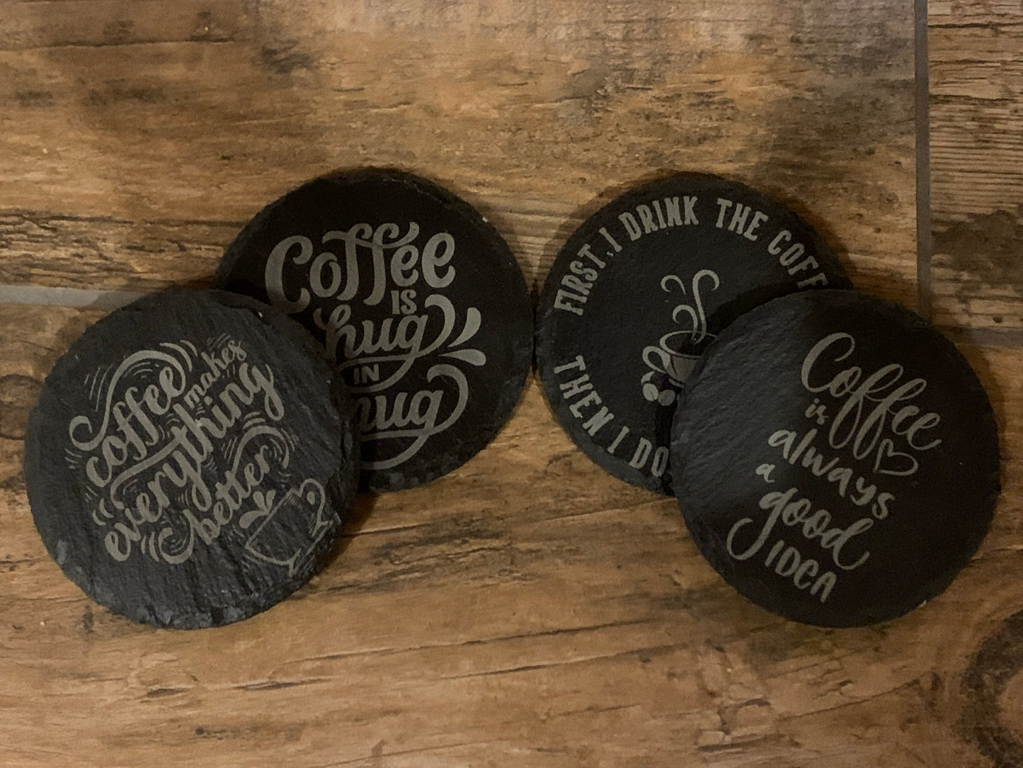 Slate Coffee Coasters