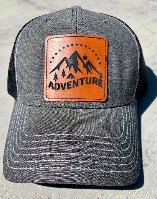 Adult 5 Panel Mountain Adventure Trucker Hat