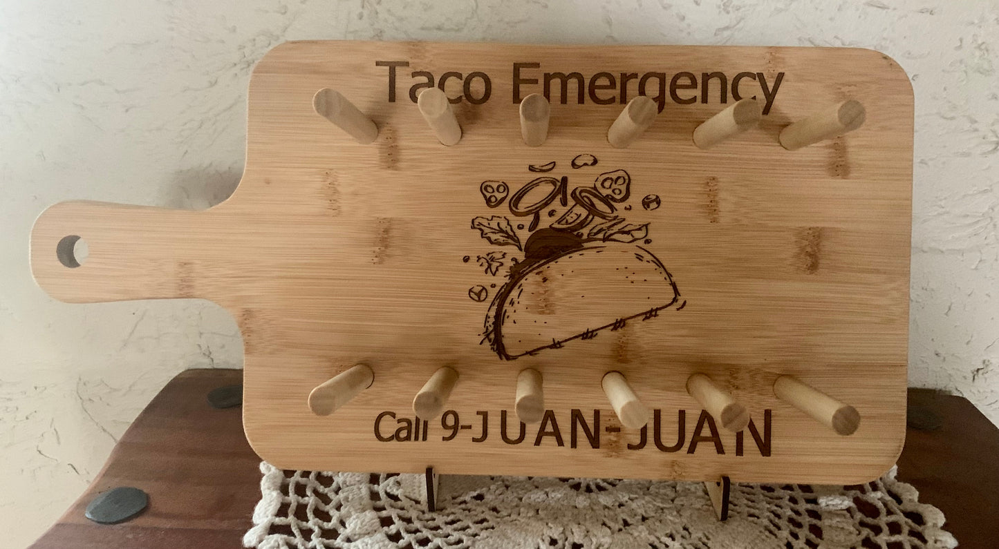 Taco Serving Tray"Taco Emergency"