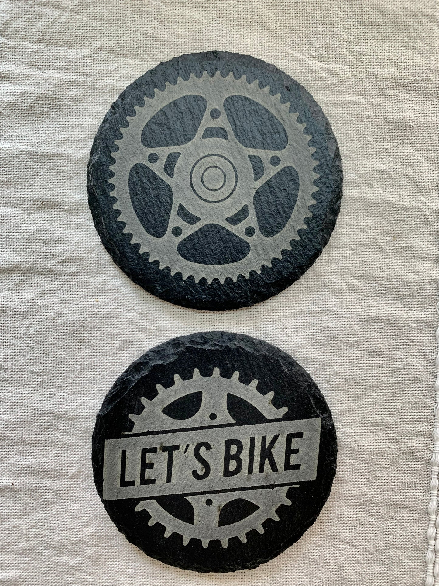 Slate Biking Coasters