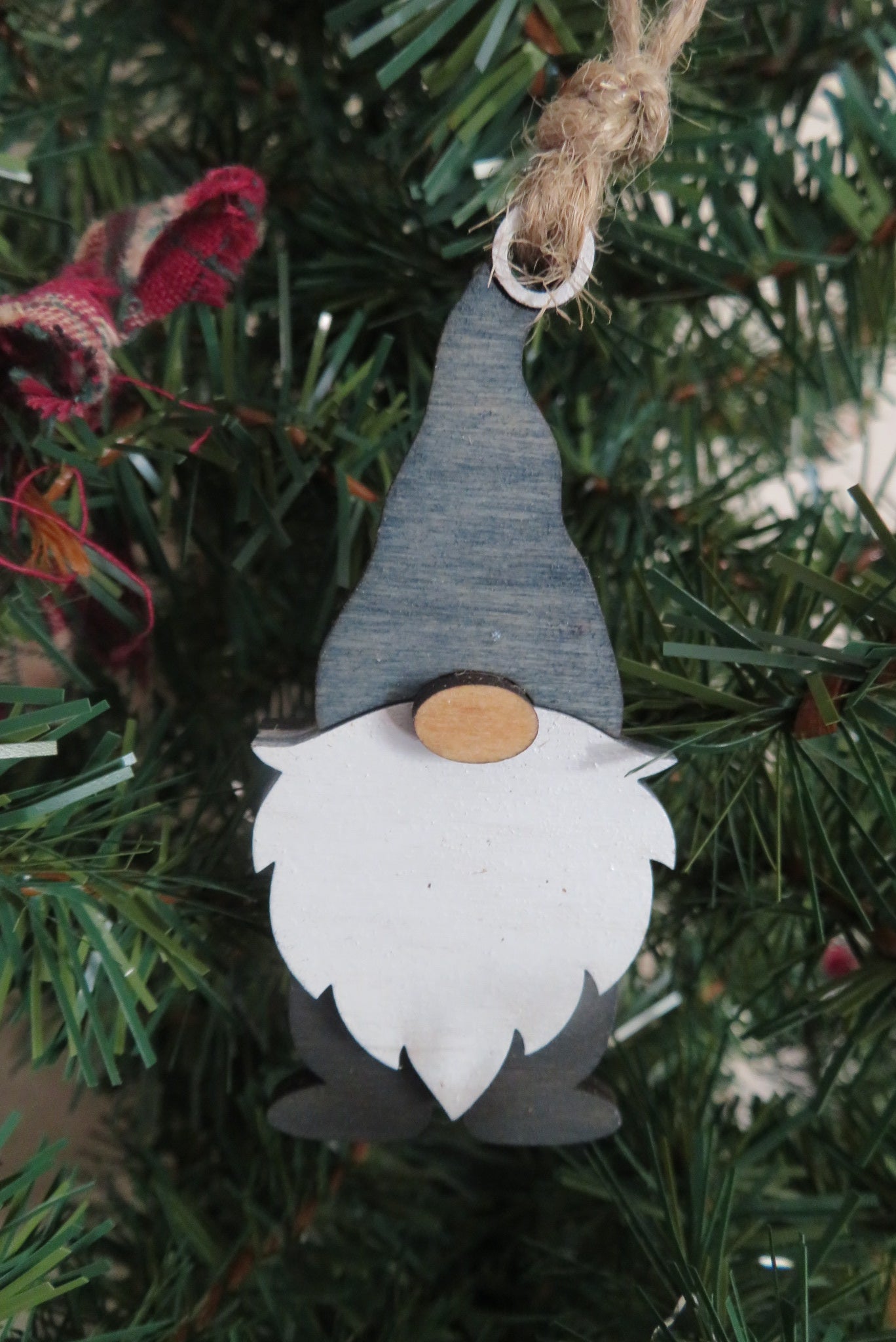 Laser Cut Gnome Ornament